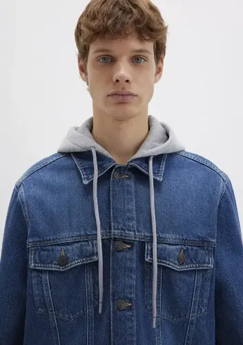 Resim Mavi Tbd Authentic Erkek Jean Ceket M0112808-90839