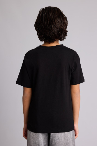 Resim Defacto Erkek Çocuk T-shirt G7466A8/BK81