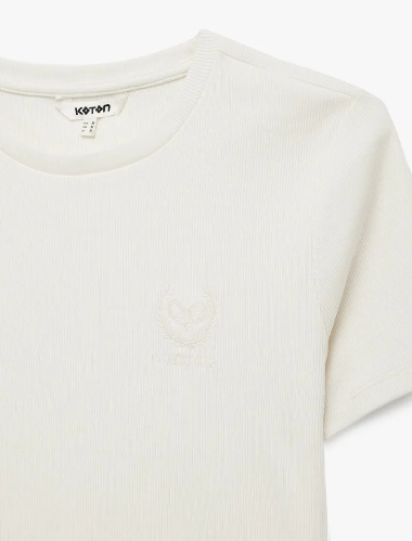 Resim Koton Kadın T-shirt 6SAK50074EK