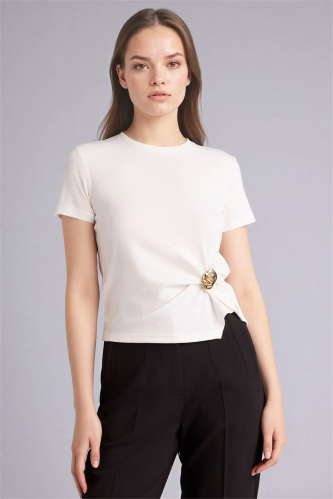 Resim Defacto Kadın T-shirt G9551AX/ER105