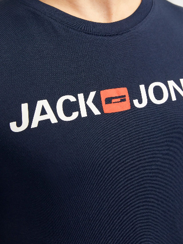 Resim Jack & Jones Jjecorp Logo Tee Ss Crew Neck Noos Erkek T-Shirt 12137126