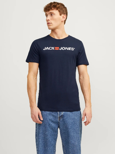 Resim Jack & Jones Jjecorp Logo Tee Ss Crew Neck Noos Erkek T-Shirt 12137126