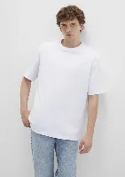 Resim Mavi Kısa Kol Erkek T-Shirt M0611924-620