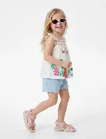 Resim Koton Kız Bebek Şort 6SMG40012AW