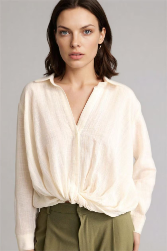 Resim Defacto Kadın Gömlek H0348AX/ER105