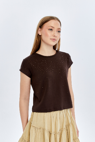 Resim Viole&More Kadın T-shirt 596