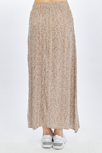 Resim Viole&More Kadın Etek Uzun Önden Düğmeli