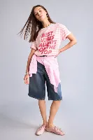 Resim Defacto Kadın  T-shirt H6969AX/BE440