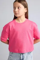 Resim Defacto Kız Çocuk T-shirt H7237A8/PN201