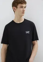 Resim Mavi Erkek T-shirt M0611714-900