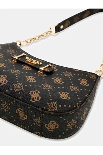 Resim HWGP9898180-ESL Carrıe Logo Top Zıp Shldr Bag Gues Kadın Çanta