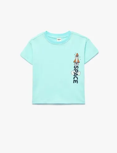 Resim Koton Erkek Bebek T-shirt 6SMB10180TK