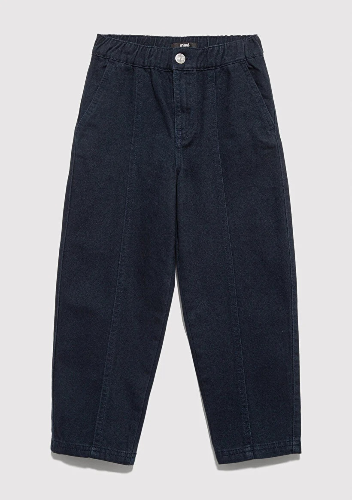 Resim Mavi Erkek Çocuk Kanvas Pantolon M6010030-70491