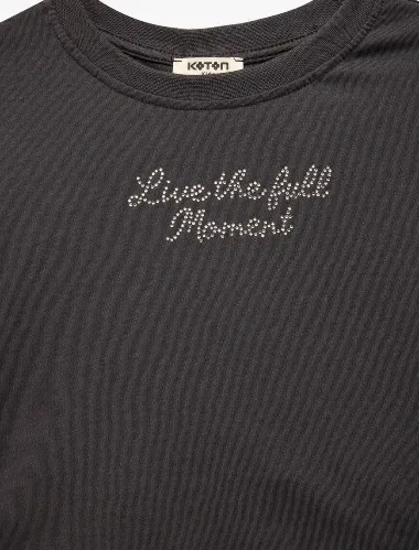 Resim Koton Kız Çocuk T-shirt 6SKG10558AK