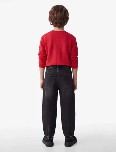 Resim Koton Erkek Çocuk Jean Pantolon 7WKB40014TD