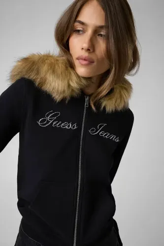 Resim W6BQ10K5551-JBLK Gues Kadın Sweat