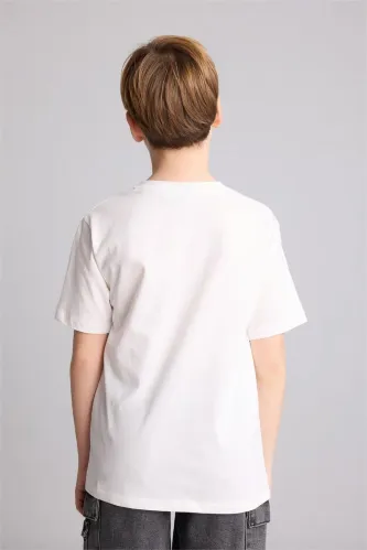 Resim Defacto Erkek Çocuk T-shirt H6362A8/ER105
