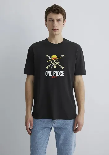 Resim Mavi Erkek T-shirt M0612662-70092