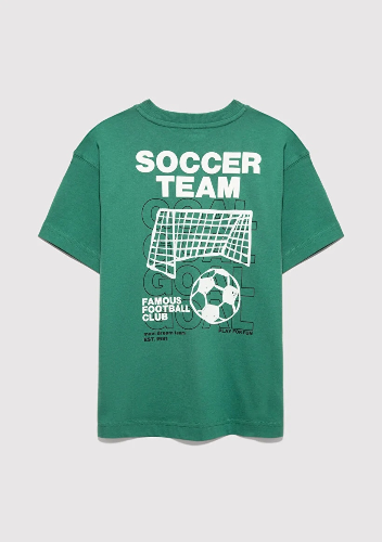 Resim Mavi Erkek Çocuk T-shirt M6610414-71697