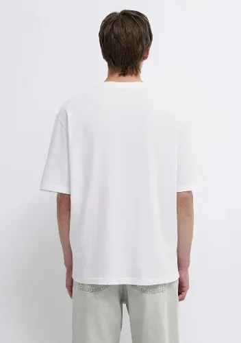 Resim Mavi Erkek T-shirt M0613386-620