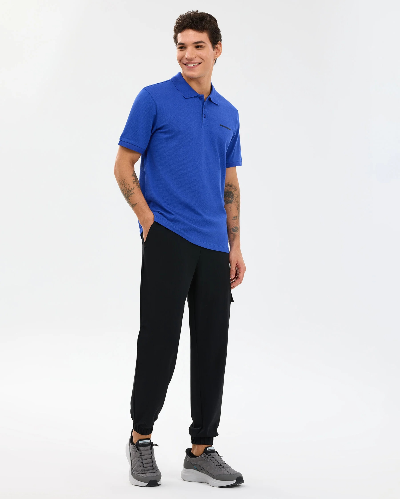 Resim Skechers  M Short Sleeve Polo Erkek T-shirt S211800-1730