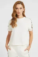 Resim V3RI08I3Z14-G6K5 Brıtney Crop Tee Gues Kadın T-shirt