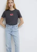 Resim Mavi Kadın T-shirt M1613412-70087