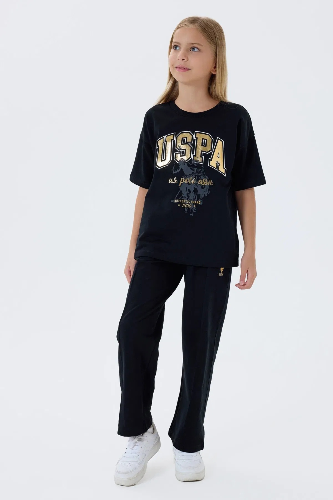 Resim U.S. Polo Assn Kids Kız Çocuk Şort Takım US2509-4