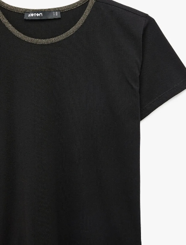 Resim Koton Kadın T-shirt 6SAK50184EK