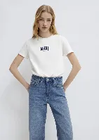 Resim Mavi Kadın T-shirt M1613412-70057
