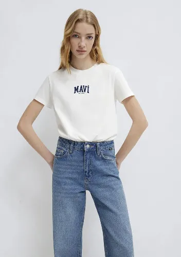 Resim Mavi Kadın T-shirt M1613412-70057