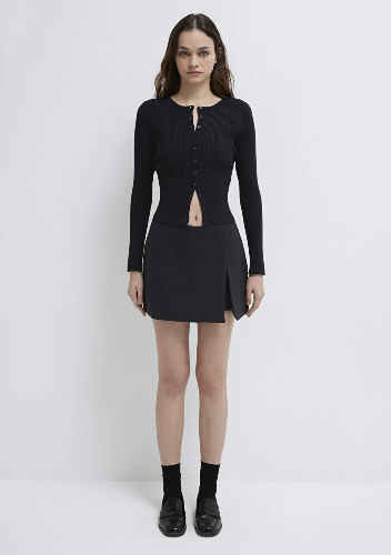 Resim Mavi Kadın Kot&Kanvas Şort M1410249-900