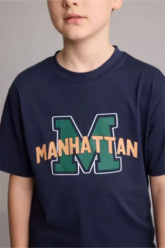 Resim Defacto Erkek Çocuk T-shirt G9960A8/NV135