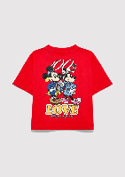 Resim Mavi Kız Çocuk T-shirt M7610420-70478