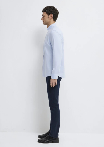 Resim Mavi Erkek Uzun Kol Gömlek M0211670-90160