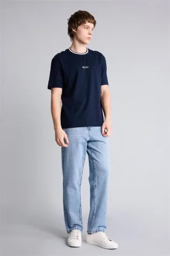 Resim Defacto Erkek T-shirt G5608AX/NV253