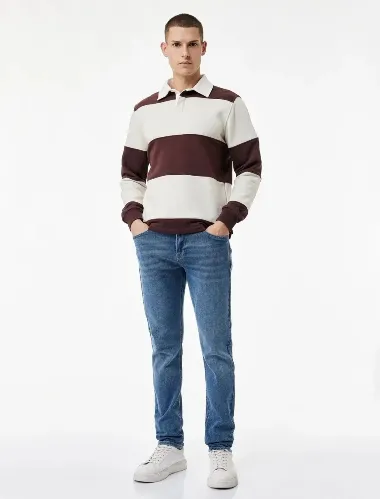 Resim Koton Erkek Jean Pantolon 7WAM40005ND