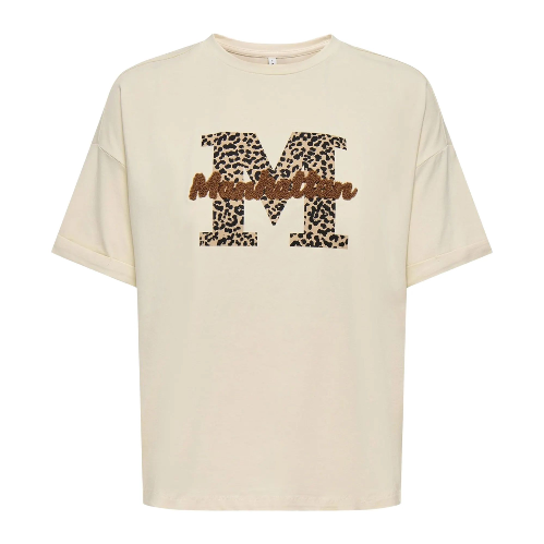 Resim Only Onlcıa Lıfe S/S Foldup Prnt Top Boxccjrs Kadın T-Shirt 15366009