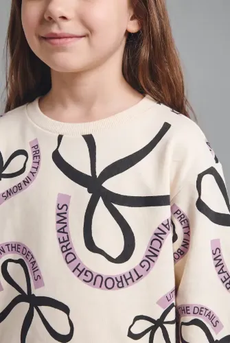 Resim Defacto Kız Bebek Sweat I4767A5/ER238