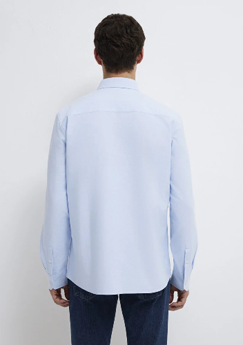 Resim Mavi Erkek Uzun Kol Gömlek M0211199-70804