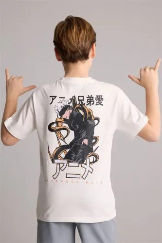 Resim Defacto Erkek Çocuk T-shirt H8065A8/ER105