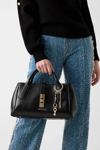 Resim HWBG9897060-BLA Brooke Hıgh Socıety Satchel Gues Kadın Çanta