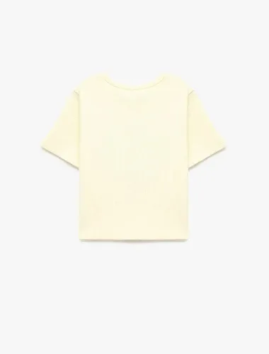 Resim Koton Kız Çocuk T-shirt 6SKG10488AK