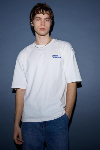 Resim Defacto Erkek T-shirt F5346AX/ER105