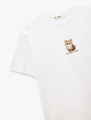 Resim Koton Kadın T-shirt 6SAL10063IK