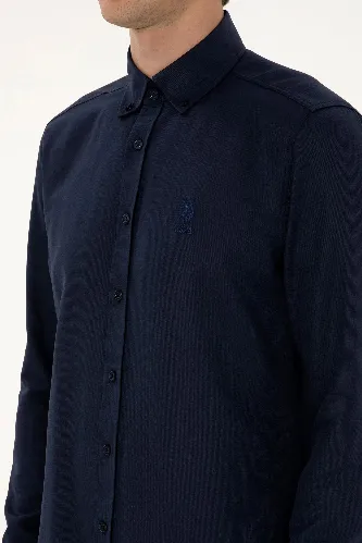 Resim U.S. Polo Assn. Gox025K Erkek Dokuma Gömlek 2225582