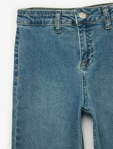 Resim Koton Kız Çocuk Jean Pantolon 7WKG40008AD