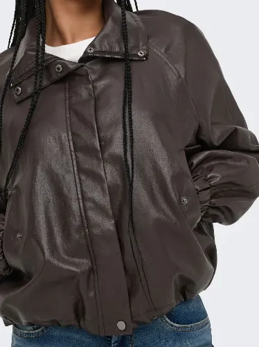 Resim Only Onlmını Faux Leather Jacket Cc Otw Kadın Mont 15373805