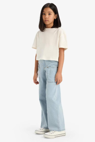 Resim Defacto Kız Çocuk  Jean Pantolon E5883A8/NM63
