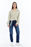 Resim Yenikoza Kadın Pardesü / Trençkot